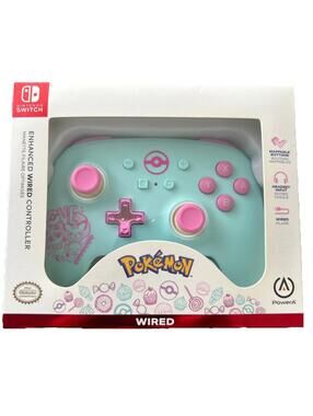 Power A Enhanced Wired Controller | NEW | Pokemon Sweet Friends | NSGP0146-01
